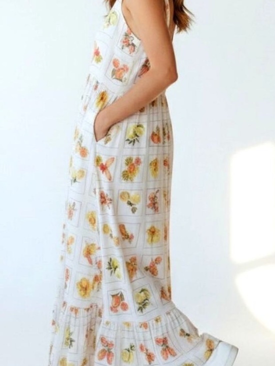 Anthropologie Dresses & Skirts - NWT Anthropologie Paper Hearts Dahlar Fruit Pattern Sleeveless Maxi Dress